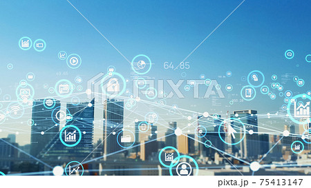 都市とネットワーク　スマートシティー  75413147