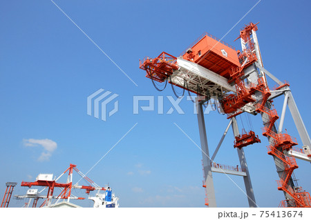 北九州市門司区の太刀浦コンテナターミナル　第一ターミナル 75413674