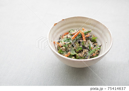 オクラの胡麻和え オクラの胡麻和え 75414637