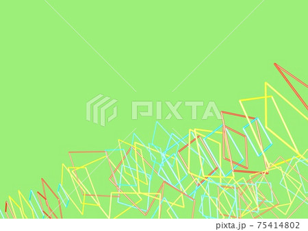 ポップ模様 背景 壁紙 黄緑のイラスト素材