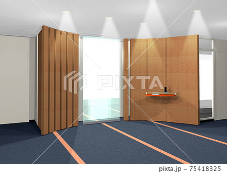 オフィスのエントランスの3dレンダリング 75418325