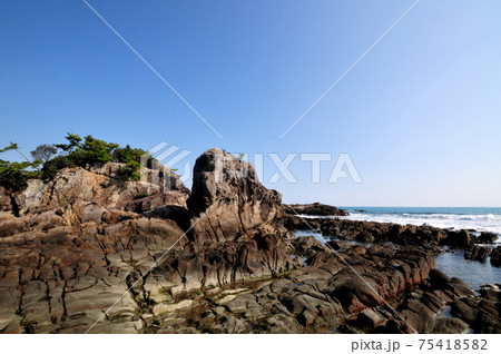 ピリカ　 (鈴島の奇岩)　(和歌山県新宮市三輪崎) 75418582