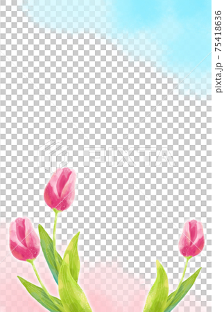 Tulip frame with a gentle touch Tulip frame with a gentle touch 75418636