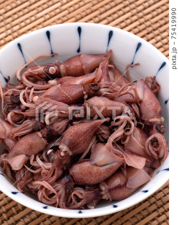 茹でたホタルイカ 75419990
