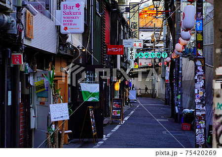 レトロな飲屋街　のんべい横丁 75420269