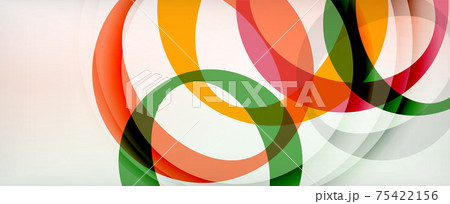 Ring geometric shapes, o letter repetition wallpaper. Abstract background for business or technology presentations, internet posters or web brochure covers Ring geometric shapes, o letter repetition wallpaper. Abstract background for business or technology presentations, internet posters or web brochure covers 75422156