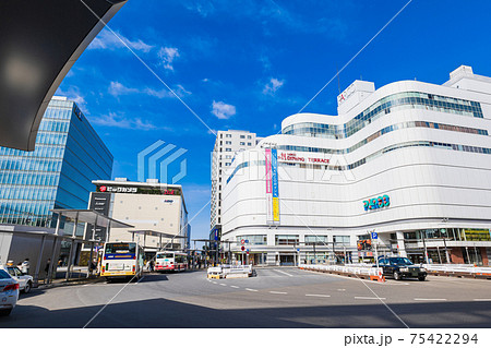 東京　調布駅　北口バスターミナル 75422294