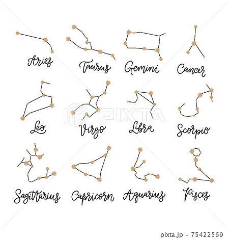 Astrology astronomy constellation mystic spiritual icon. Astrology astronomy constellation mystic spiritual icon. 75422569