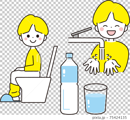 Sdgs6 安全な水とトイレを世界中にのイラスト素材