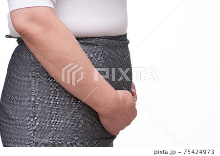 女性　メタボ 75424973