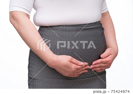 女性　メタボ 75424974