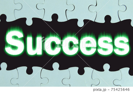 Abstraction with the inscription "Success" 75425646