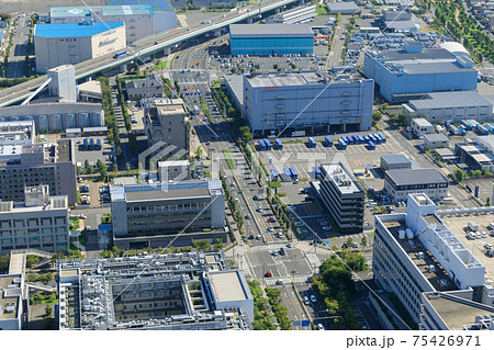 大阪泉佐野_港湾都市空撮 大阪泉佐野_港湾都市空撮 75426971