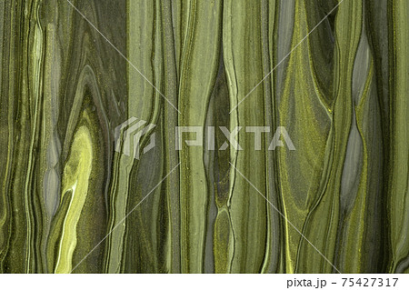 Abstract fluid art background green and olive colors. Liquid marble, acrylic. Abstract fluid art background green and olive colors. Liquid marble, acrylic. 75427317