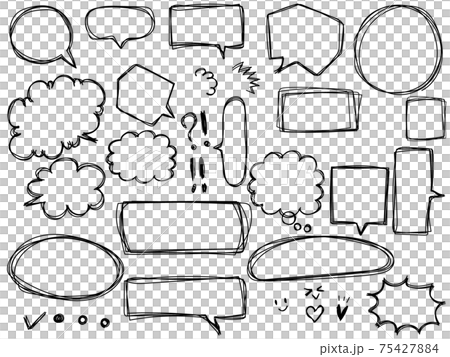 Balloon dialogue frame 75427884