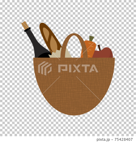 買い物かご イラストのイラスト素材