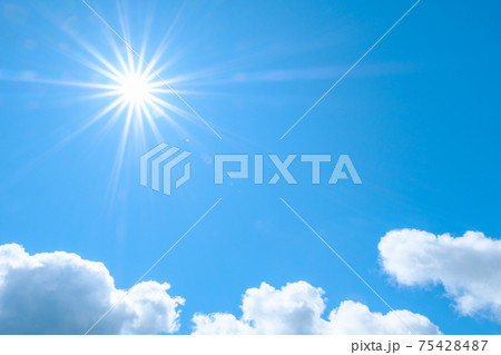 爽やかな青空 75428487