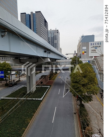 案内軌条式鉄道　東京臨海新交通臨海線　新交通ゆりかもめ　車窓風景 令和3年2月 75432894