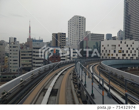 案内軌条式鉄道　東京臨海新交通臨海線　新交通ゆりかもめ　車窓風景 令和3年2月 75432974