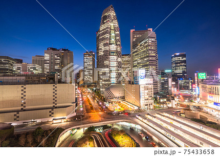 《東京都》新宿副都心・都市夜景 75433658