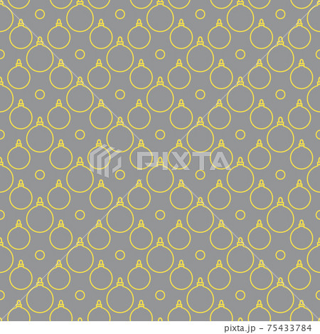 Winter seamless pattern with Christmas balls. 75433784