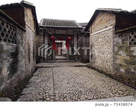 中国福建省龍岩 客家土楼 承啓楼 / Chengqilou (Tulou), China 75438074