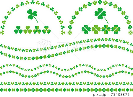 クローバーのイラスト素材集 75438372