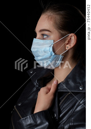woman in mask woman in mask 75440452