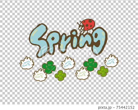 Spring Spring White clover, clover and ladybugs Spring Spring White clover, clover and ladybugs 75442152