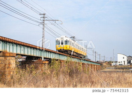 琴平電気鉄道 香東川鉄橋 (香川県高松市) 琴平電気鉄道 香東川鉄橋 (香川県高松市) 75442315