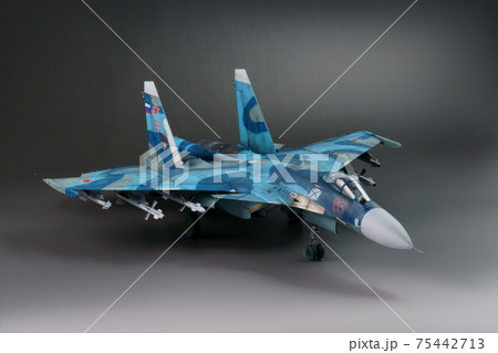 プラモデル キネティック1/48 Su-33 フランカーD_02の写真素材