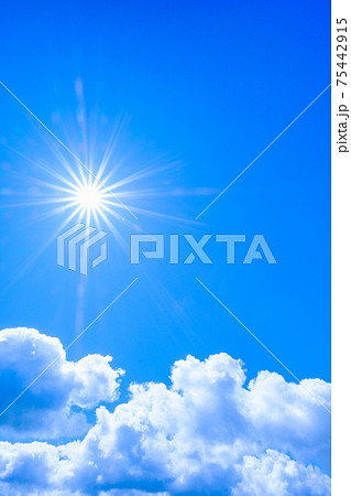 爽やかな青空 75442915