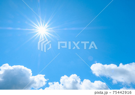 爽やかな青空 75442916