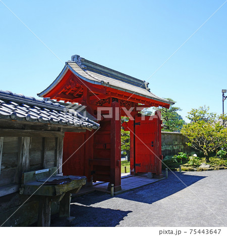 鹿児島県 仙巌園 桜島 鹿児島県 仙巌園 桜島 75443647