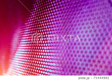 CloseUp LED blurred screen. LED soft focus background. abstract background ideal for design. 75444992