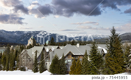 Chalets and Vacation Homes in a Village at a Famous Ski Resort Chalets and Vacation Homes in a Village at a Famous Ski Resort 75445955