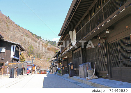 中山道　木曽福島宿 75446689