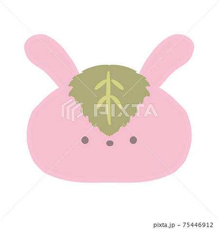 桜餅なうさぎ、正面 75446912