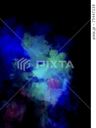幻想的な青のテクスチャ背景 75447139
