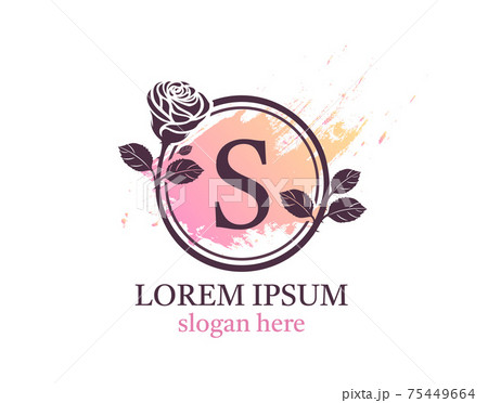 S Logo, Letter S Monogram, Style – Flora Graphic by wihal