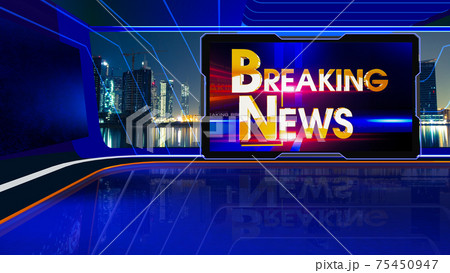 Virtual Studio Breaking News 75450947