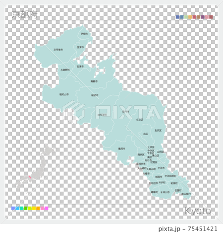 Kyoto map (Kyoto) 75451421
