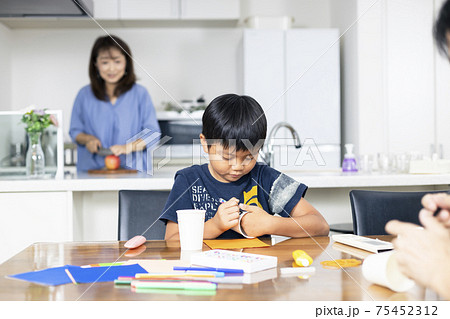 小学生 親子 工作 小学生 親子 工作 75452312
