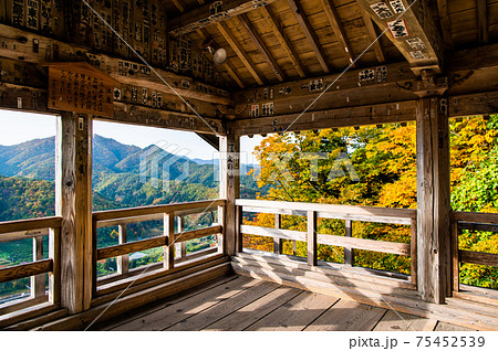 山形県 立石寺　五大堂 75452539