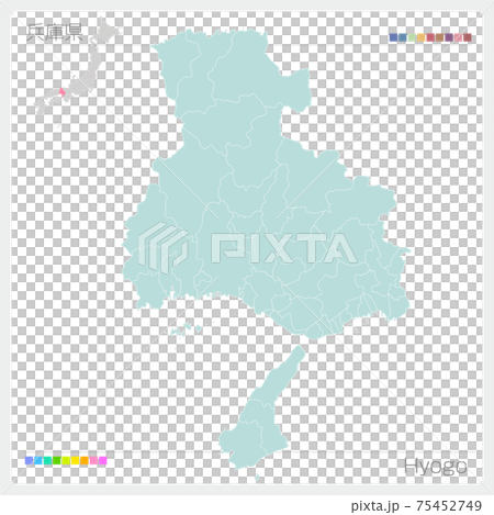 Hyogo Prefecture Map and Hyogo (City, Division) Hyogo Prefecture Map and Hyogo (City, Division) 75452749