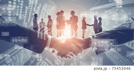 ビジネスネットワーク　ビジネスと成功 75453046