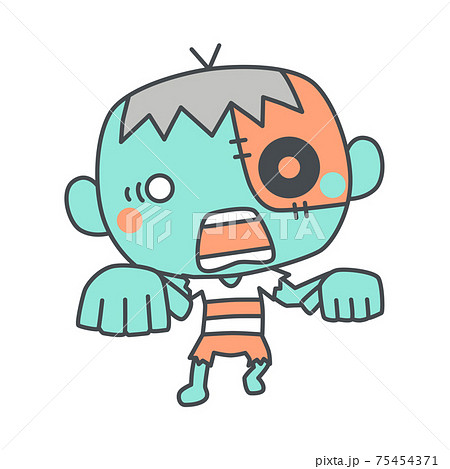 ゾンビイラスト 75454371