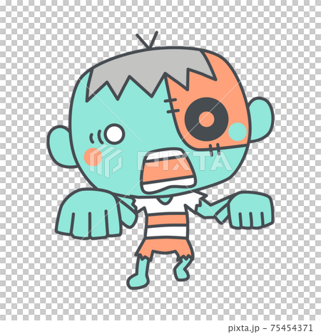 ゾンビイラスト 75454371