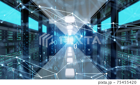 データセンター　デジタルトランスフォーメーション  75455420