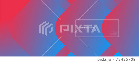 Square shapes composition geometric abstract background. 3D shadow effects and fluid gradients. Modern overlapping forms Square shapes composition geometric abstract background. 3D shadow effects and fluid gradients. Modern overlapping forms 75455708